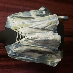 Moonriver 3/4 bell sleeve top size large fits like medium